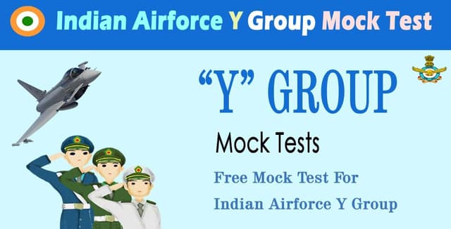 Airforce Y Group Mock Test Free| Airmen Y Group Mock Test