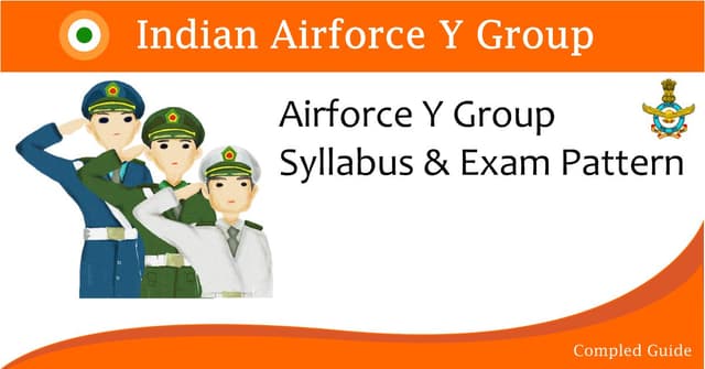 Airforce Y Group Syllabus 2021 & Exam Pattern